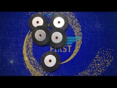 66.891.006 piezas duras negras circulares de la impresora de las ruedas de cepillo 6x60m m 8x60m m