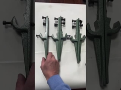 Los sujetadores de carpetas para Muller AG Nuevo tipo con parte trasera plana 0879.0124.3 Partes de impresión offset