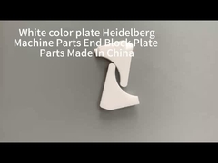 Placa de color blanco Heidelberg piezas de la máquina final de bloques de placas de piezas hechas en China.