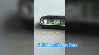 Caja de inspección para máquina de Martini