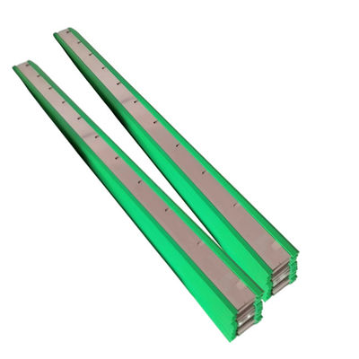 Color verde SM102 CD102 Cuchilla de lavado de caucho compatible con material de poliuretano / caucho / acero para impresión offset
