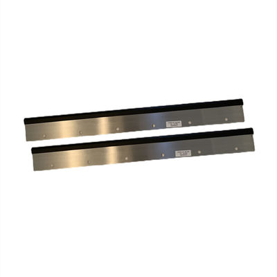 Cuchillas de lavado de plata 560x60x0,5MM Material de caucho/hierro para piezas de la máquina de impresión GTO52