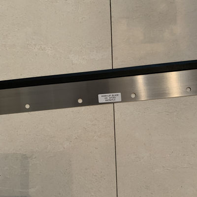 Cuchillas de lavado de plata 560x60x0,5MM Material de caucho/hierro para piezas de la máquina de impresión GTO52