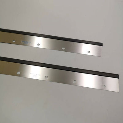 Cuchilla de lavado de color plateado para impresora Roland con 11 orificios y dimensiones de 1100x65x0,5 mm