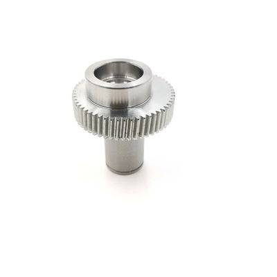 Cabeza de engranaje de acero gris claro / hierro Cabeza de husillo de 56x65 mm para la máquina de impresión SM102