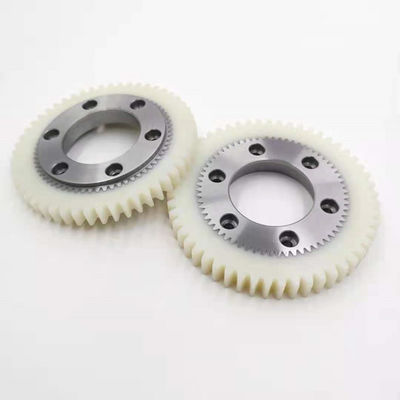Accesorios de nylon de dientes blancos claros 51 para máquinas de impresión KBA 105 Accesorios de rodillos de agua