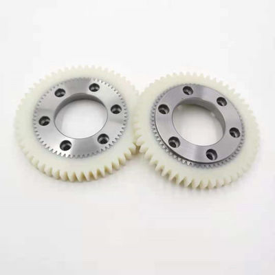 Accesorios de nylon de dientes blancos claros 51 para máquinas de impresión KBA 105 Accesorios de rodillos de agua