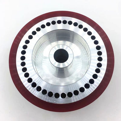 Rueda de succión resistente al desgaste de color champán Rueda de goma para máquina de impresión offset con tamaño personalizable