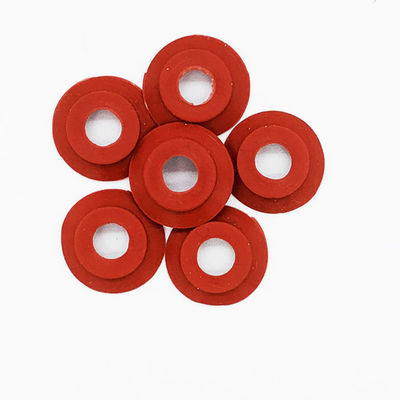 El disco 18x7m m de goma rojo del lechón de la reversión de la succión en offset repuestos de la impresión