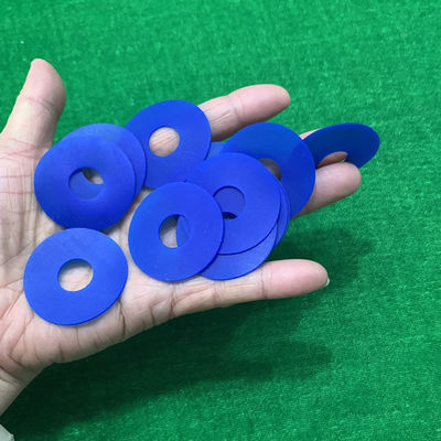 38x15x0,8 mm chupador de goma plana de color azul para máquinas de impresión offset