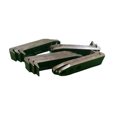 Agarrador de acero marrón de 70 mm x 16 x 5 mm con agujero medio de 6 mm para impresión offset