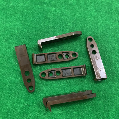 Agarrador de acero marrón de 70 mm x 16 x 5 mm con agujero medio de 6 mm para impresión offset