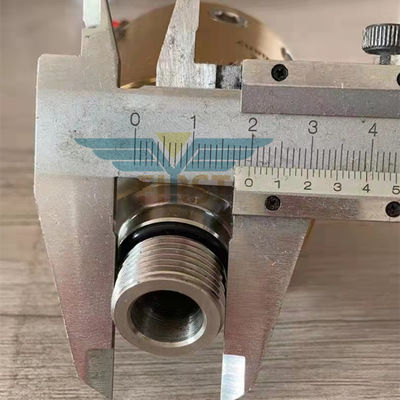 El oro 00.580.2807 Válvula de unión rotativa resistente a altas temperaturas con cuerpo de cobre/acero para la cabeza de enfriamiento de CD102 con alcohol