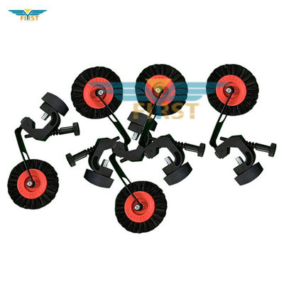 Black Pig Hair Heidelberg Brush Wheel Customized for Printing Machines en Caja de cartón