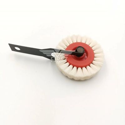 Brush chino duro rueda de la impresora de la máquina de alimentación Brush con soporte