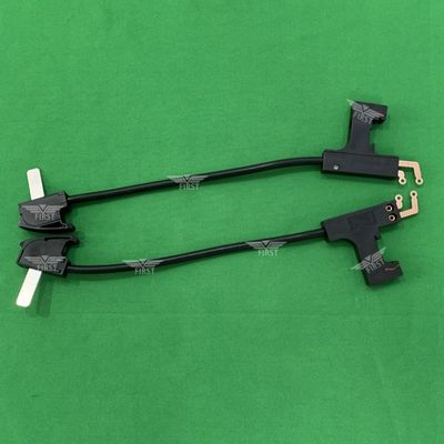 Cuchillo de corte de plástico/acero de gama alta Leybold antiguo para máquinas textiles que llena el movimiento de parada con 275 mm de longitud