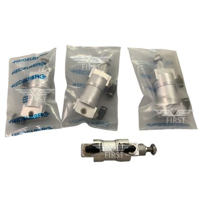 Válvula de cilindro de material de aluminio Válvula de solenoide personalizada para piezas de Heidelberg con peso neto de 300 g