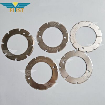 Cuchillas de corte de la máquina plegable Heidelberg-Stahl en acero blanco - Opciones en forma de U y V para la resistencia al desgaste