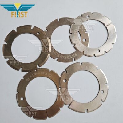 Cuchillas de corte de la máquina plegable Heidelberg-Stahl en acero blanco - Opciones en forma de U y V para la resistencia al desgaste