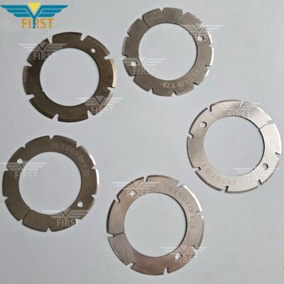 Cuchillas de corte de la máquina plegable Heidelberg-Stahl en acero blanco - Opciones en forma de U y V para la resistencia al desgaste