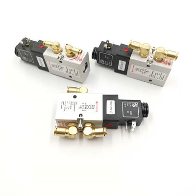 Válvula Solenoide de aluminio/cobre, color blanco claro, prueba 100% aprobada para piezas de impresora Offset Heidelberg SM02 CD102