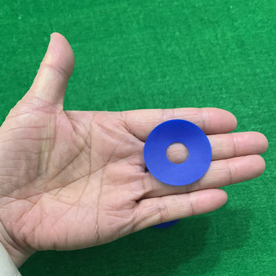 38x15x0,8 mm chupador de goma plana de color azul para máquinas de impresión offset