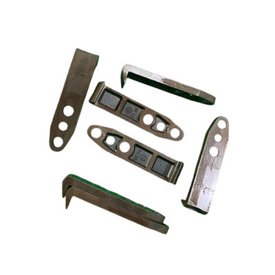 Agarrador de acero marrón de 70 mm x 16 x 5 mm con agujero medio de 6 mm para impresión offset