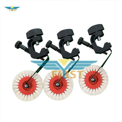 Cepillo de ruedas de Heidelberg con tratamiento de superficie de pulido y pelo de cerdo Material de hierro para máquinas de impresión OEM disponible