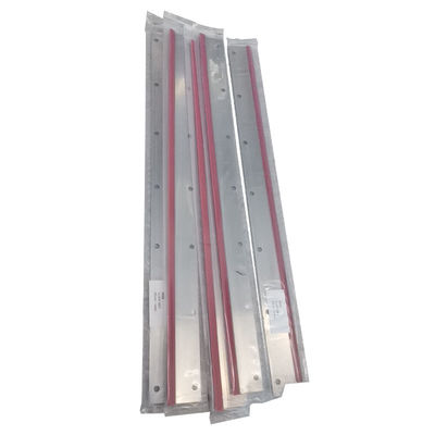 Cuchilla de lavado para impresora Heidelberg, resistente a la tinta UV, 605x46x0,5mm con 7 orificios para SM52 PM52