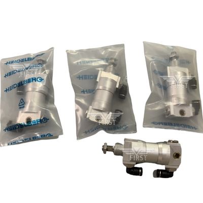 Válvula de cilindro de material de aluminio Válvula de solenoide personalizada para piezas de Heidelberg con peso neto de 300 g