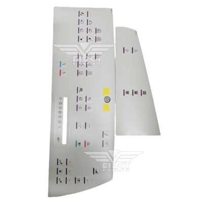Etiqueta de letra con símbolo de Panel de membrana de Color blanco para máquina de impresión Heidelberg SM102, pegatina en tamaño de 63*21,2 o 37*15,5 CM